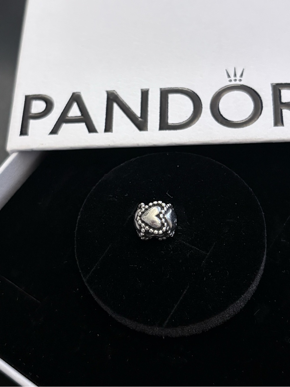 Pandora Sterling Silver Heart Charm - Silver